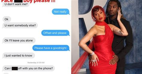 cardi b and offset leaked|Inside Cardi B and Offsets Leaked Text Messages